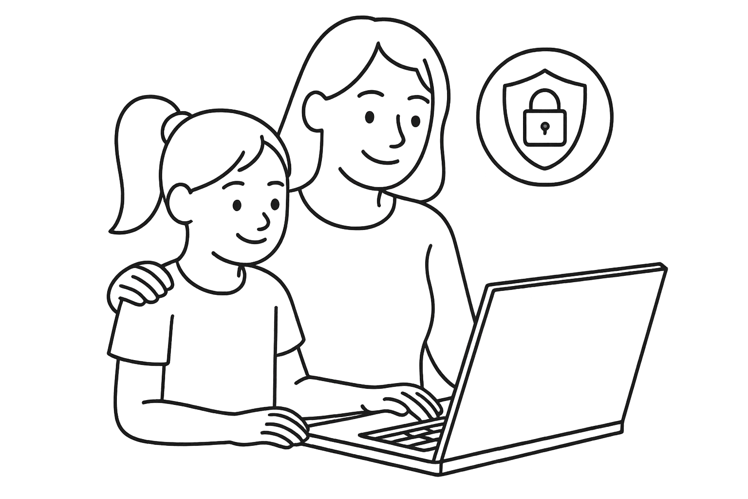 Digitale Souveränität für Eltern, Sicherheit im Internet für Kinder.